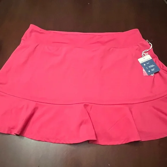 Tommy Bahama Golf Skort Hot Pink Ruffle Hem Women's size XL NWT - Picture 4 of 8